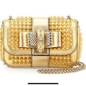 SOLD Christian Louboutin gold sweet charity SOLD
